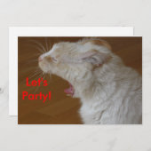 Party Einladung (Vorne/Hinten)