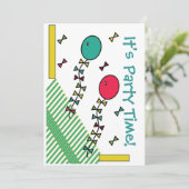 Party Einladung (Stehend Vorderseite)