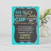 Party Einladung (Stehend Vorderseite)