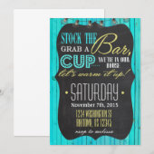 Party Einladung (Vorne/Hinten)