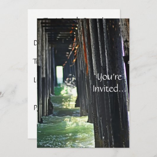 Party Einladung (Vorne/Hinten)