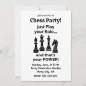 Party Einladung (Vorderseite)