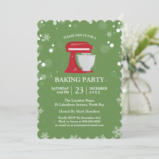 Party Einladung (Stehend Vorderseite)