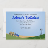 Party Einladung (Rückseite)