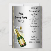 Party Einladung (Vorderseite)