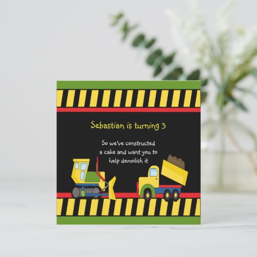 Party Einladung (Stehend Vorderseite)