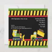 Party Einladung (Rückseite)