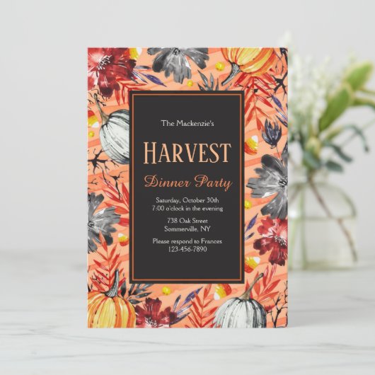 Party Einladung (Stehend Vorderseite)