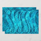 Party Einladung (Vorne/Hinten)