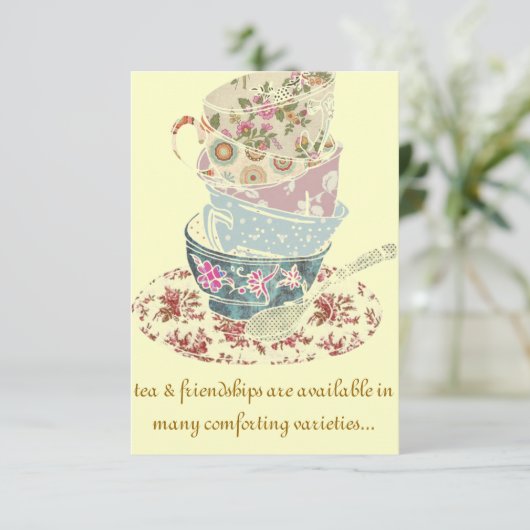 Party Einladung (Stehend Vorderseite)