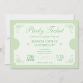 Party Einladung (Vorderseite)