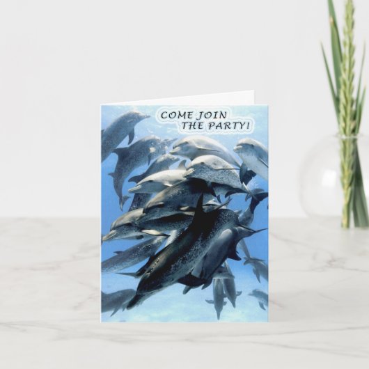 Party Einladung (Vorderseite)