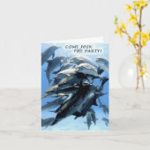 Party Einladung (Gelbe Blume)