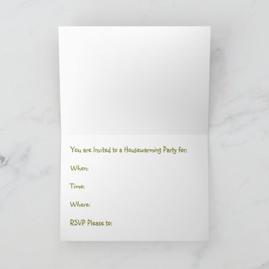 Party Einladung (Innenseite)