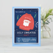 Party Einladung (Stehend Vorderseite)