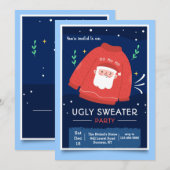 Party Einladung (Vorne/Hinten)