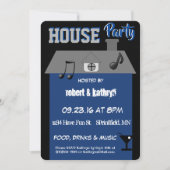 Party Einladung (Vorderseite)