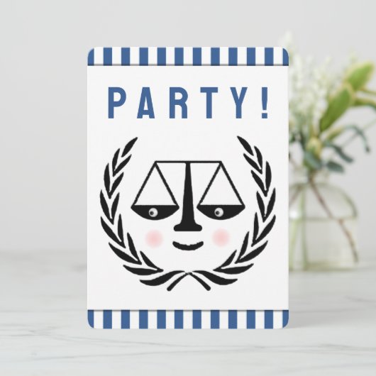 Party Einladung (Stehend Vorderseite)