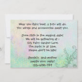 Party Einladung (Rückseite)