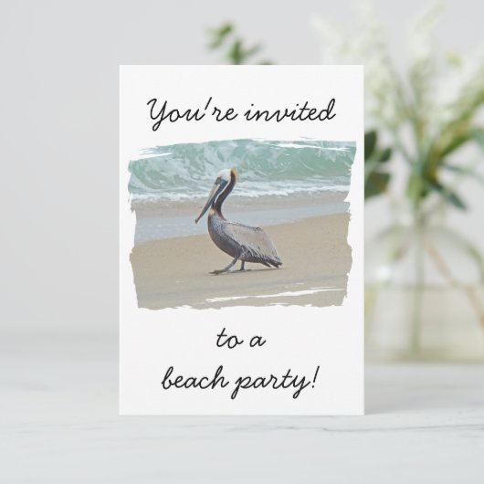 Party Einladung (Stehend Vorderseite)