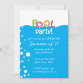 Party Einladung (Vorderseite)