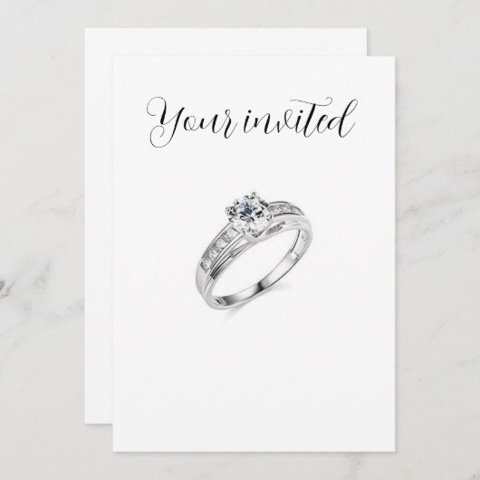 Party Einladung (Vorne/Hinten)