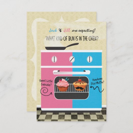 Party Einladung (Vorne/Hinten)