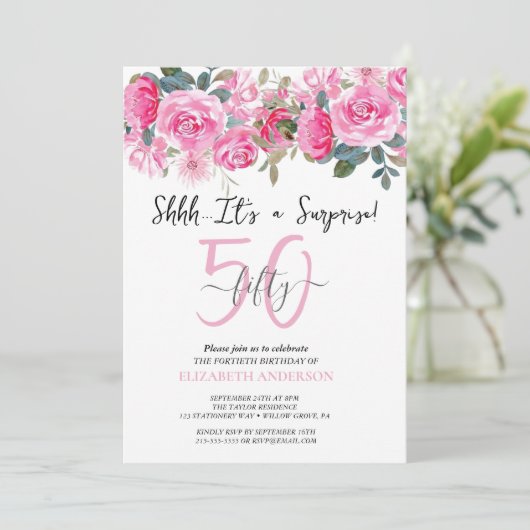 Party Einladung (Stehend Vorderseite)