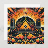 Party Einladung (Vorne/Hinten)