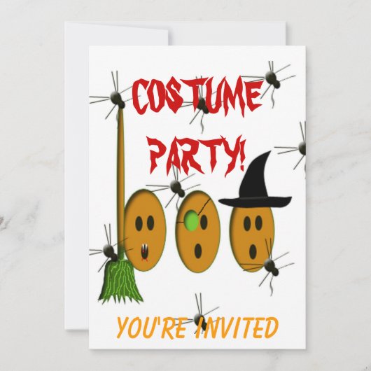 Party Einladung (Vorderseite)