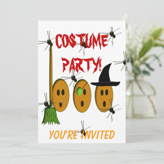 Party Einladung (Stehend Vorderseite)