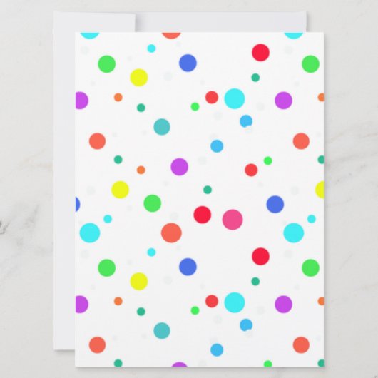 Party Einladung (Rückseite)