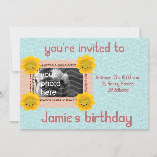 Party Einladung (Vorderseite)