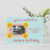 Party Einladung (Stehend Vorderseite)