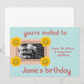 Party Einladung (Vorne/Hinten)