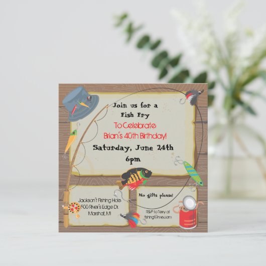 Party Einladung (Stehend Vorderseite)