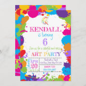 Party Einladung (Vorne/Hinten)