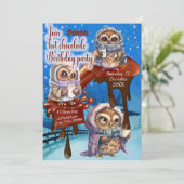 Party Einladung (Stehend Vorderseite)