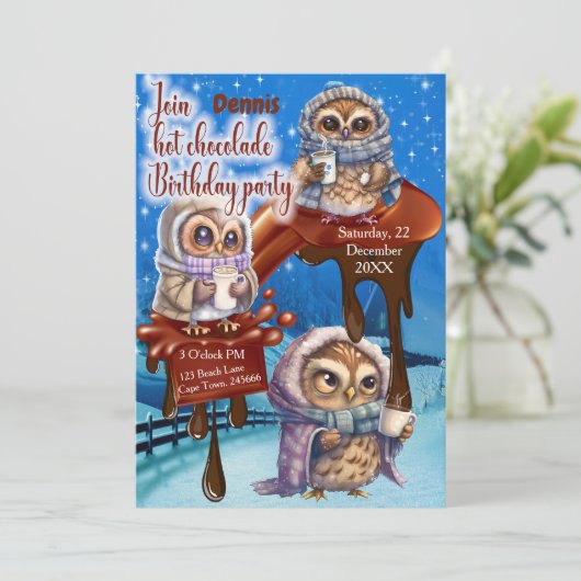 Party Einladung (Stehend Vorderseite)