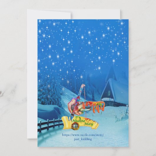 Party Einladung (Rückseite)