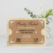 Party Einladung (Stehend Vorderseite)