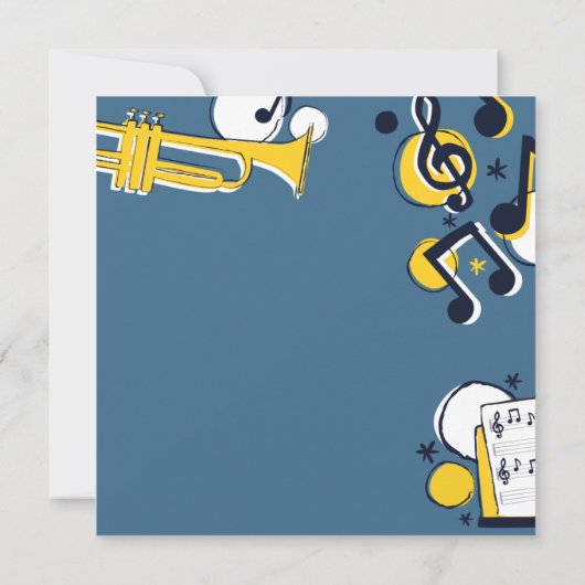 Party Einladung (Rückseite)