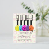 Party Einladung (Stehend Vorderseite)