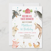 Party Einladung (Vorderseite)