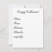 Party Einladung (Rückseite)