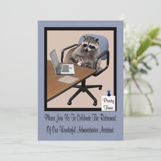 Party Einladung (Stehend Vorderseite)