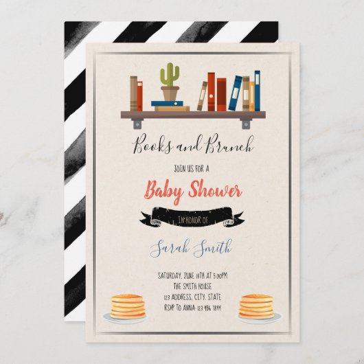 Party Einladung (Vorne/Hinten)