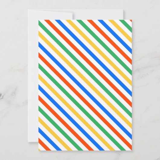 Party Einladung (Rückseite)