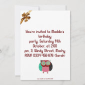 Party Einladung (Rückseite)