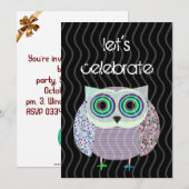 Party Einladung (Vorne/Hinten)